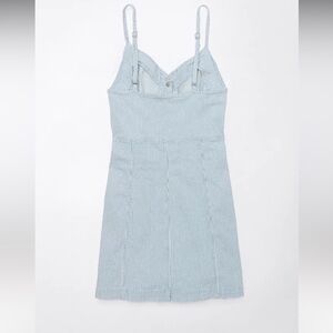 American Eagle blue and white striped dress size xs